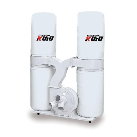 Kufo Seco 5HP 3-900 CFM 3 Phase 220V-440V Vertical Bag Dust Collector UFO-103B